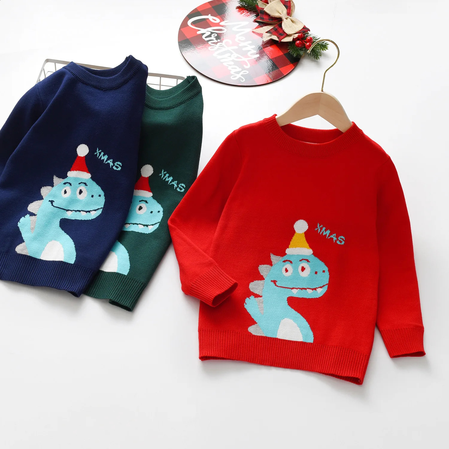 Pullover Maglioni bambini di Natale Maglieria ragazze Autunno Inverno Maglione cartoni animati Abbigliamento bambini 231030