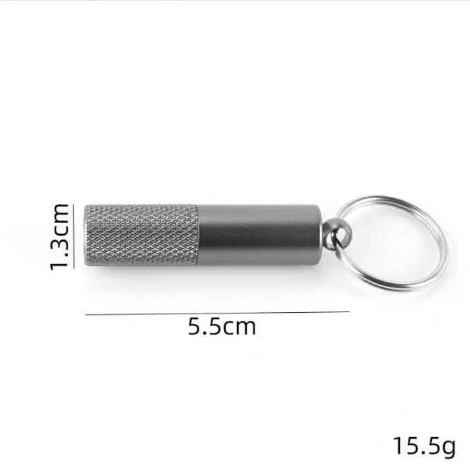 Nouveau style en acier inoxydable coupe-cigare ciseaux porte-clés anneau poinçon accessoires pour fumer outil séparateur porte-clés conseils de forage plates-formes pétrolières