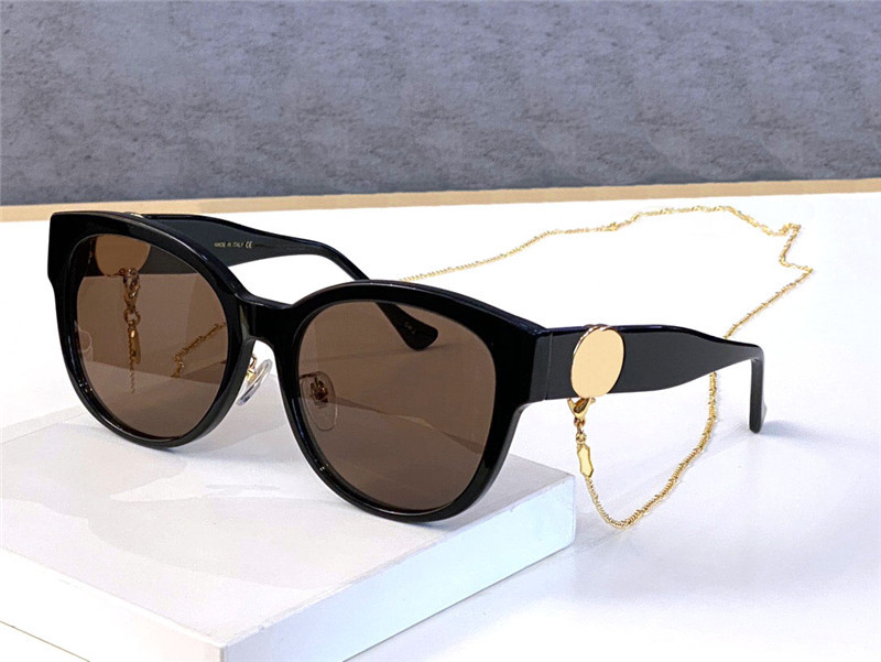 نظارة شمسية جديدة تصميم الأزياء 1028 Cat Eye Frame Retro بسيطة وشائعة في الهواء الطلق UV400 نظارات حماية أعلى جودة