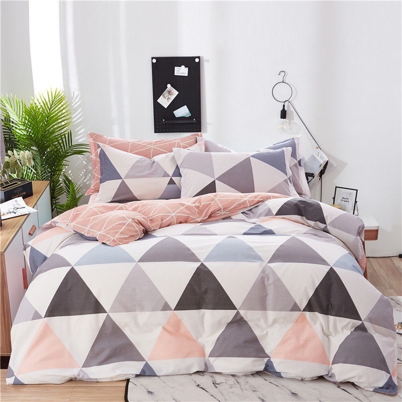 Zestawy pościeli luksusowe 100% bawełniane kołdrę Queen King Size Sheets Geometria Brody 220901