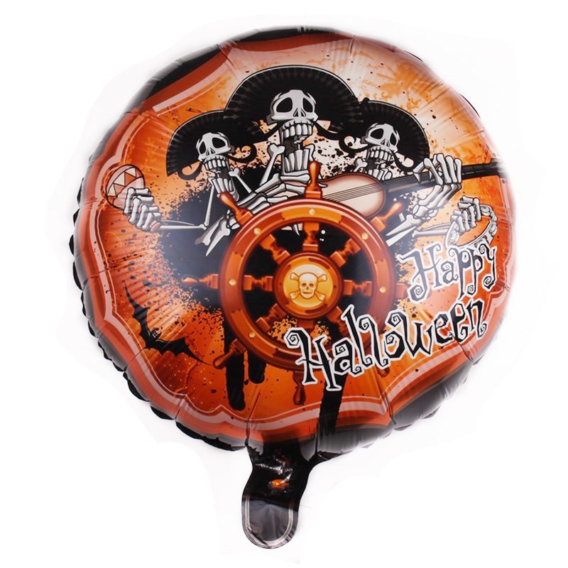 18 tum tecknad ballongfest Halloween pumpa aluminiumballonger skalle huvudfestival folie ballong dekoration pografi props5636042