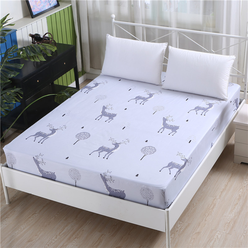 Sheets sets LAGMTA 100% polyester printing fitted sheet mattress cover sheet Four corners with elastic band bed sheet 220901