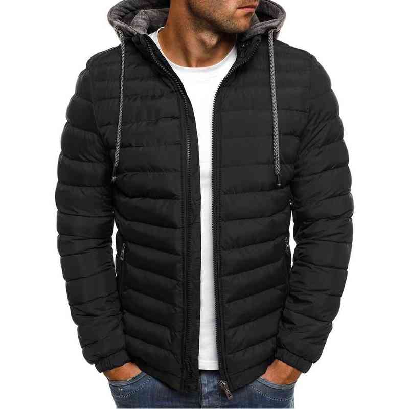 Vestes pour hommes de haute qualité hiver à capuche casual fermeture éclair Parka vêtements chauds streetwear pour L220830