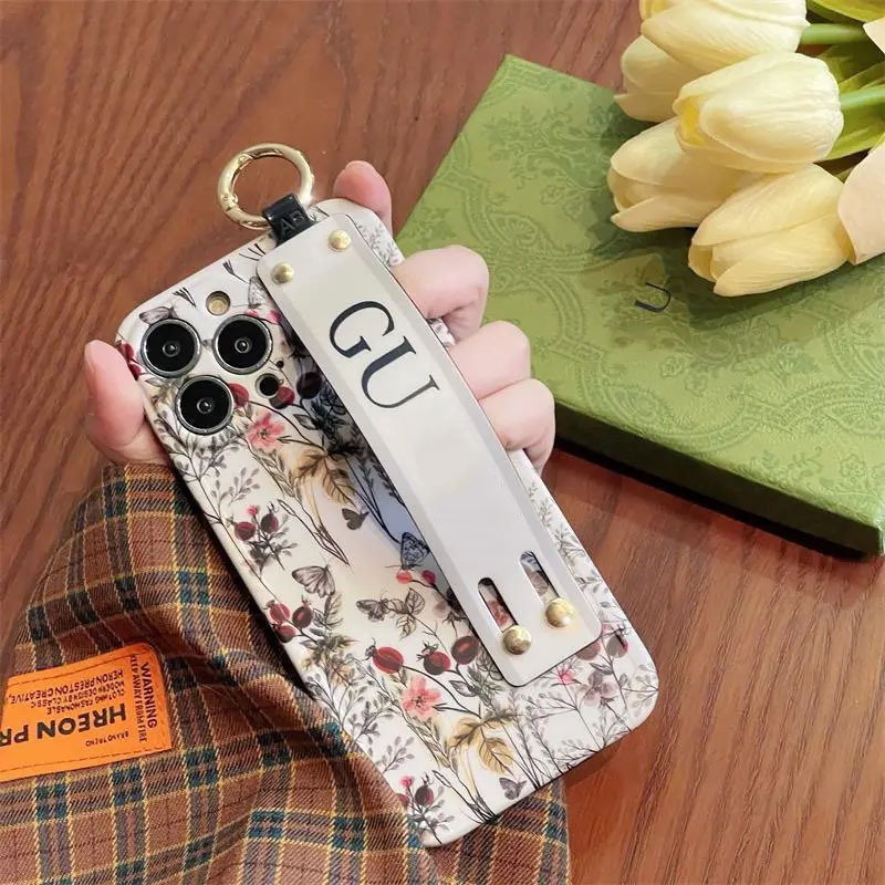 مصممي معصم الأزهار الأزهار iPhone Case 12 Case Phone Case 13 Pro Max High Shopeance 11 Fall Proof XS ino