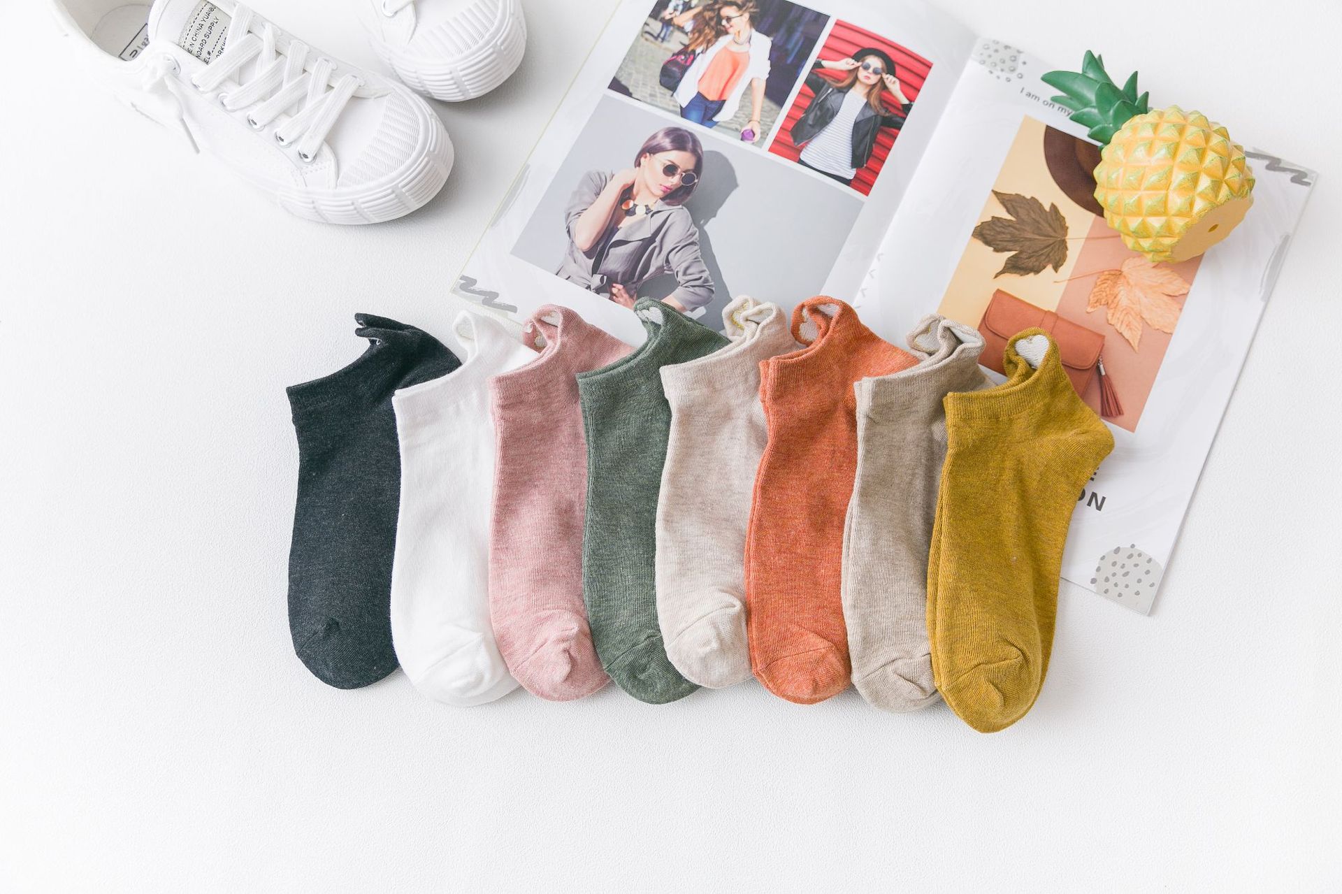 Liebe bestickte Socken glitzerndes Gold und Silber Mädchen Herz Bootssocken College Casual Baumwollsocke weiblich