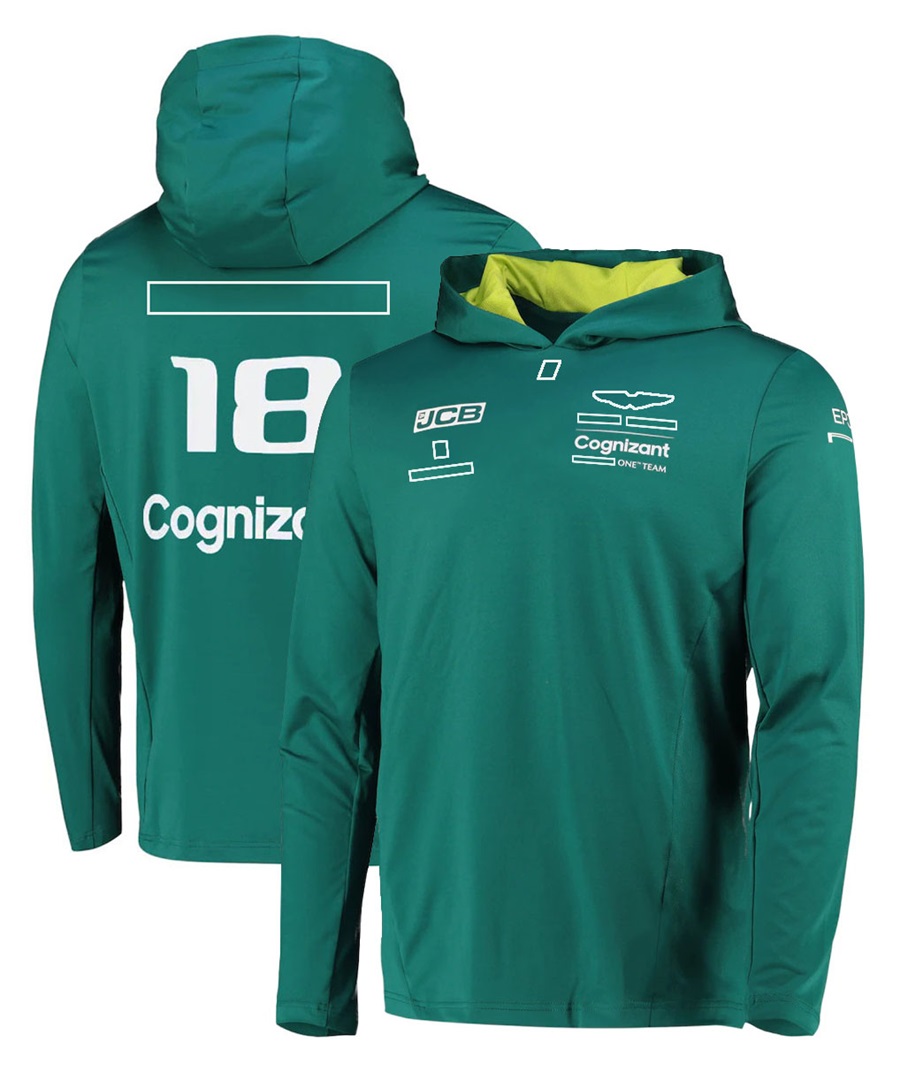 2023 F1 Hoodie Formel 1 Racing Driver Hoodie Pullover Hooded Lång ärm Sweatshirt Toppar Extreme Sports Race Men's Hoodie Jacket