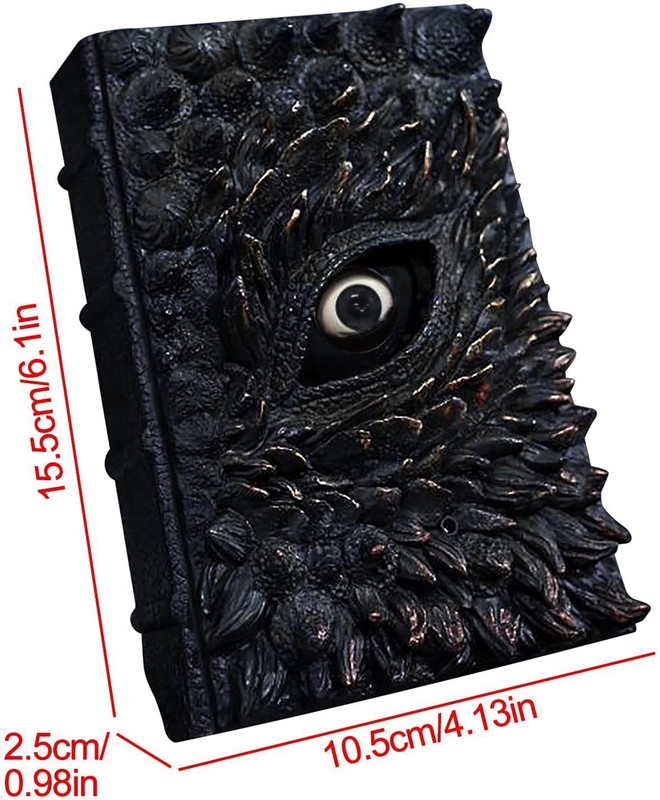 Décoration de fête 3d Dragon Couverture Notebook Props Rétro Halloween Table Décor Livre Prop Personnalité En Relief Journal Ornements Cadeau D'anniversaire 220901