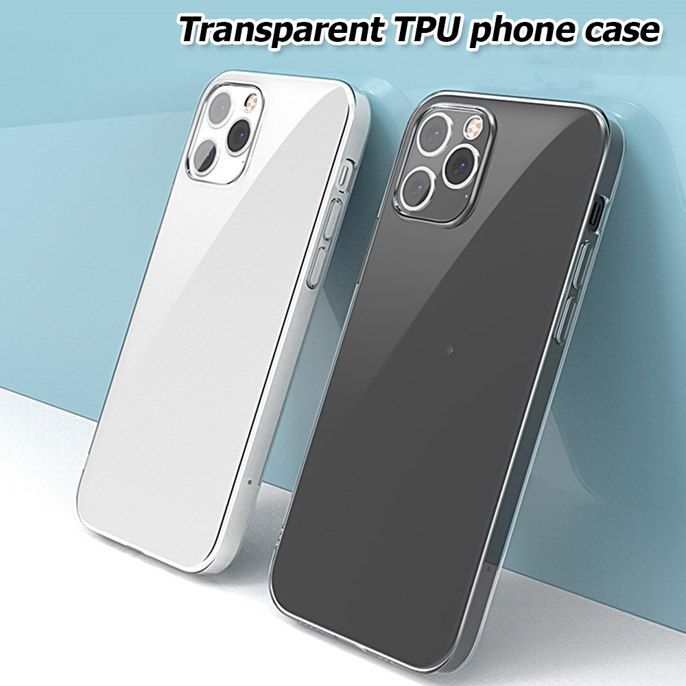 Ultrathin Transparent Clear Clear TPU TELEFE Case Crystal Shock Odporny na tylne okładkę dla iPhone'a 14 13 12 Mini 11 Pro Max XS XR 8 7 Plus