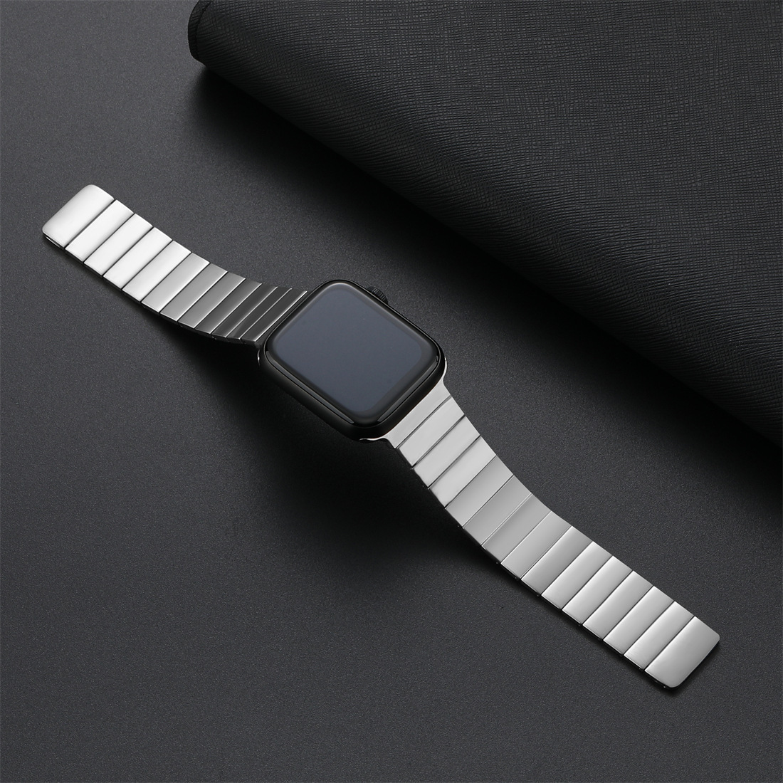 För Apple Watch-remmar Luxury Metal Magnetic Rostless Steel Watch-armband kompatibla med iwatch 7 6 5 4 SE 38/40/41mm 42/44/45mm