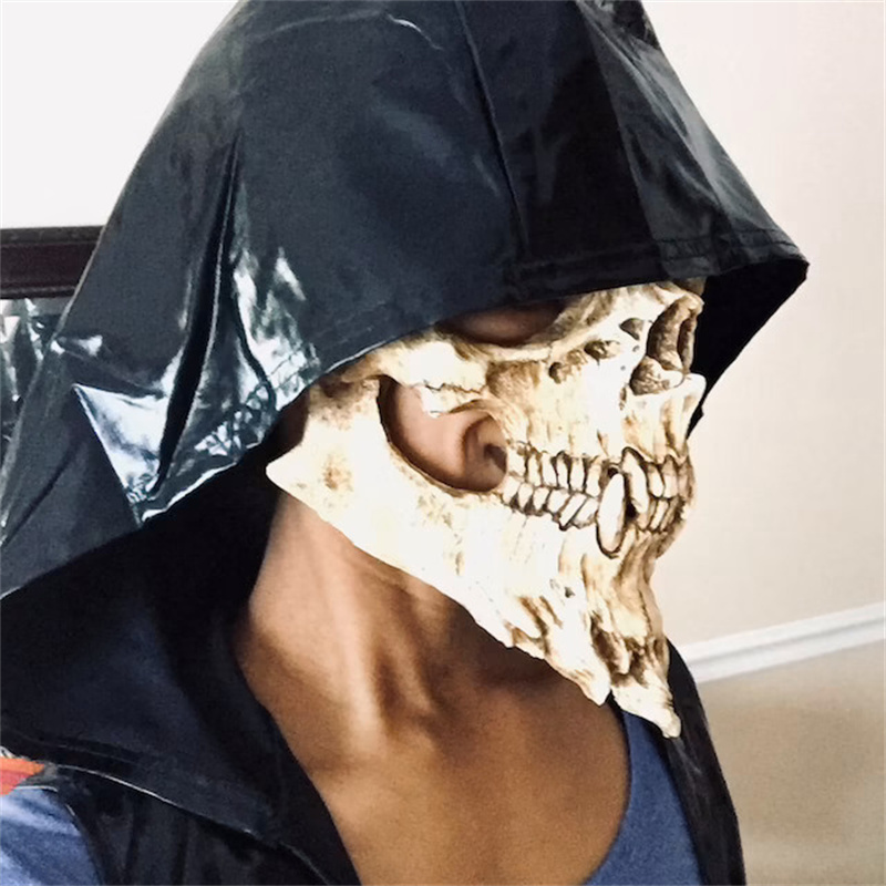 Партийная маски ужас Хэллоуин Скелетный череп воин Смерть демон Маска Маскарад 220901