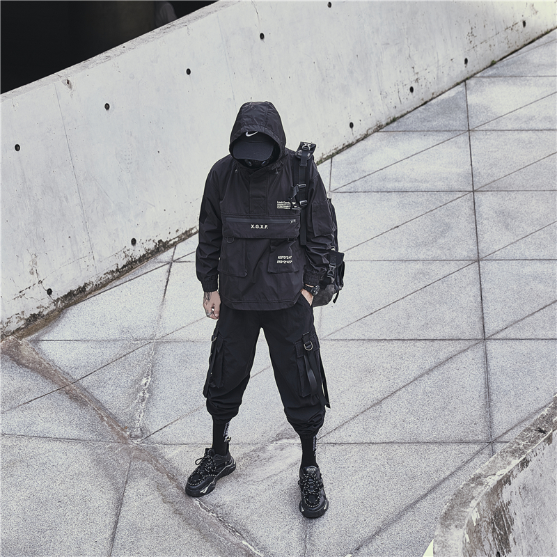 Мужская куртка для технической одежды для мужчин весенней уличной одежды черная водонепроницаемая ветряная ветка 220901