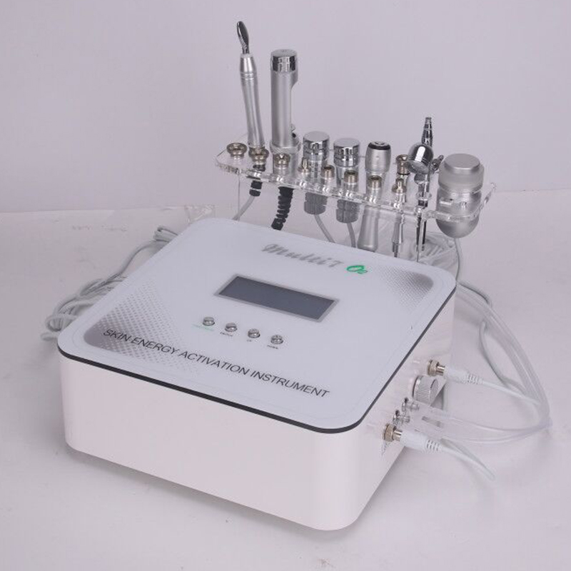 Mesotherapy Facial Microdermabrasion Skin Care Deep Cleaning Machine Oxygen Spray RF Lift Face Rejuvenation Cooling Head Galvanic Microcurrent Electroporation