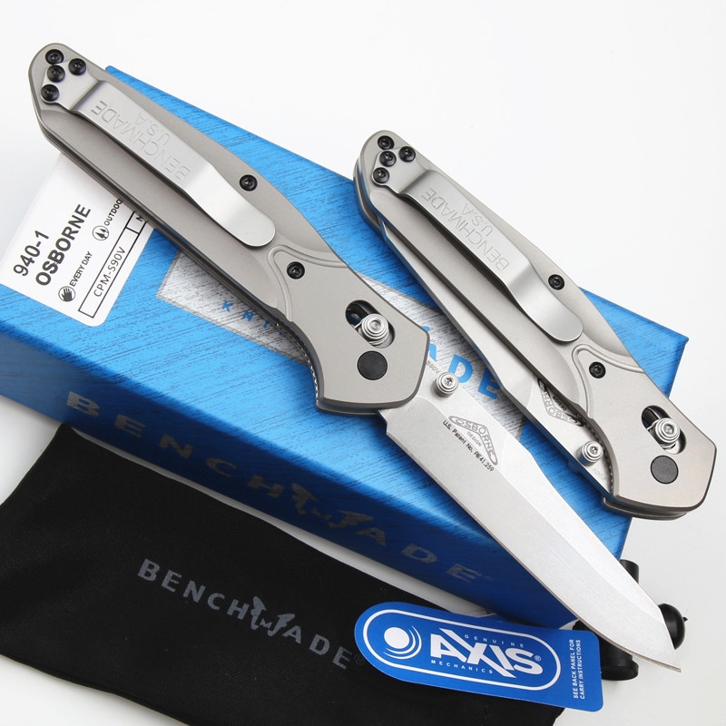 Benchmade 940 1 Osborne Titanium Bearing AXIS Folding Knife Outdoor
