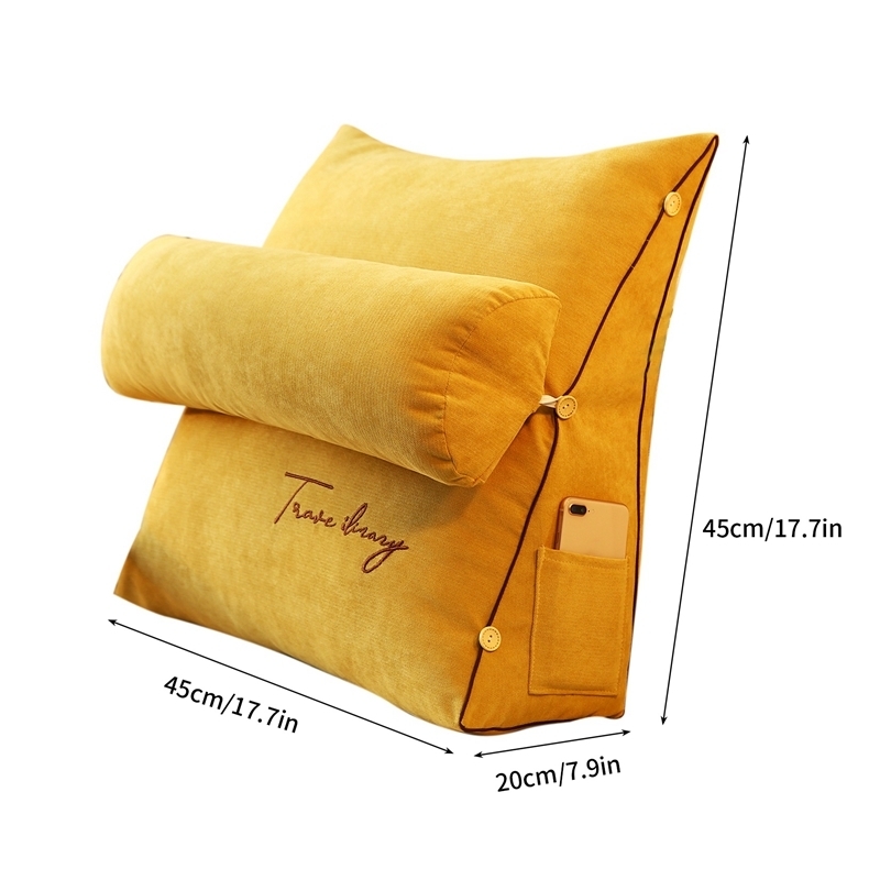 Подушка мягкая кровать для кормления пушистое треугольник, чтение диван, подушка, подушка, задняя часть, отдых, отдых 220901