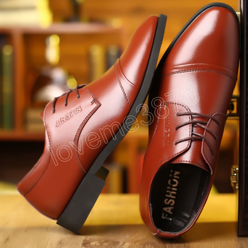 Scarpe formali Calzature in pelle da uomo Scarpe eleganti Oxford da uomo Scarpe classiche marroni da ufficio Zapatos De Fiesta