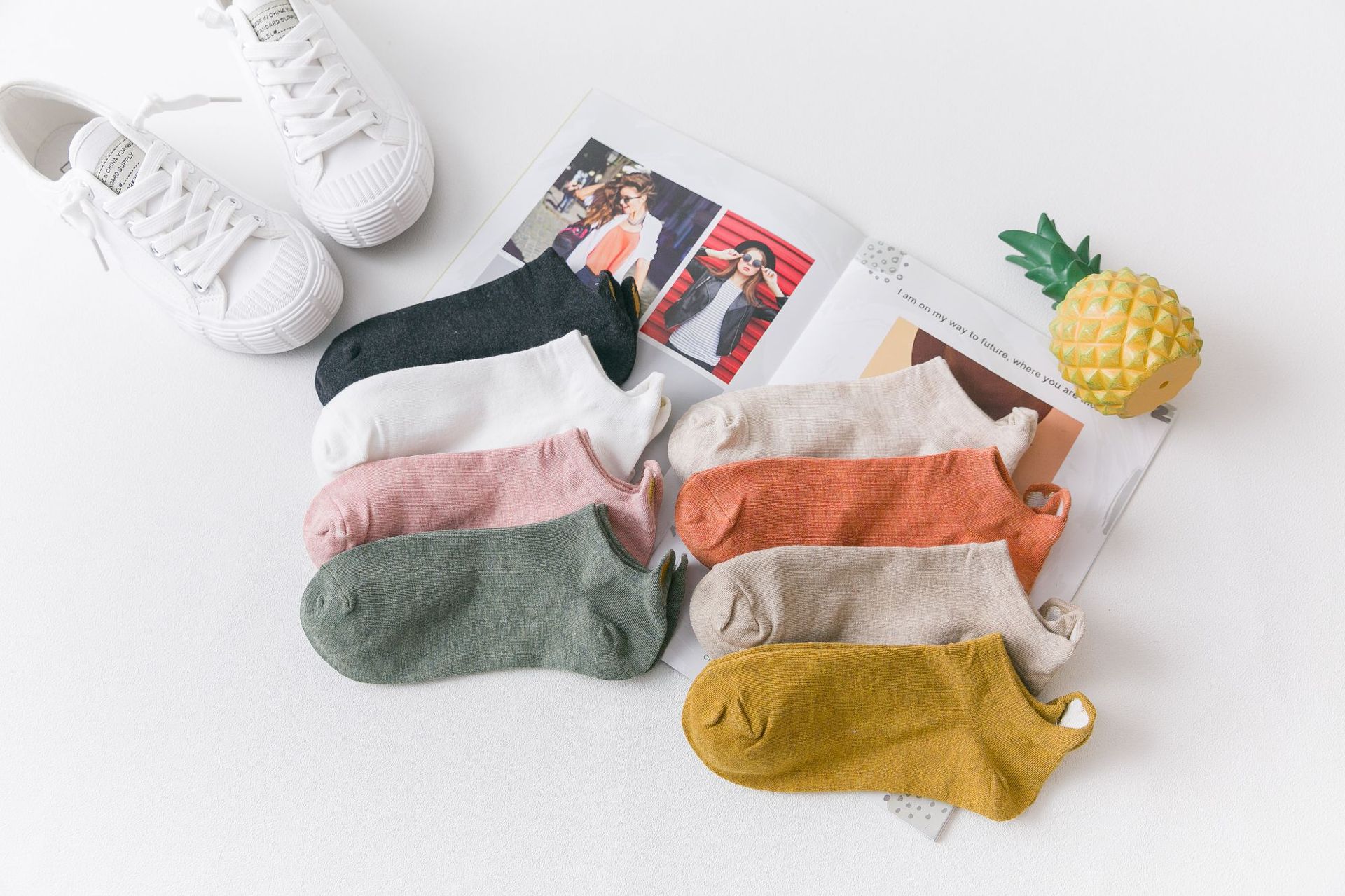 Liebe bestickte Socken glitzerndes Gold und Silber Mädchen Herz Bootssocken College Casual Baumwollsocke weiblich