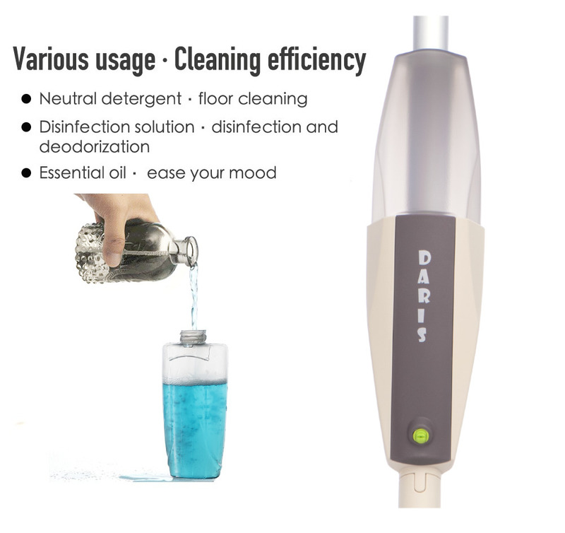 Buffers de piso Peças MOP de spray para ferramentas de limpeza da casa do piso Magic Wash Lazy Flat com blocos de microfibras de substituição para ladrilhos de cerâmica de madeira em casa 220901