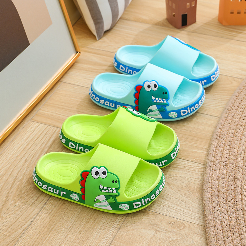 Slipper Cute Summer Kids Slippers Dinosaur Children Baby Home Slippers Waterproof Breathable Non-slip Boys Girls Beach Shoe 220902