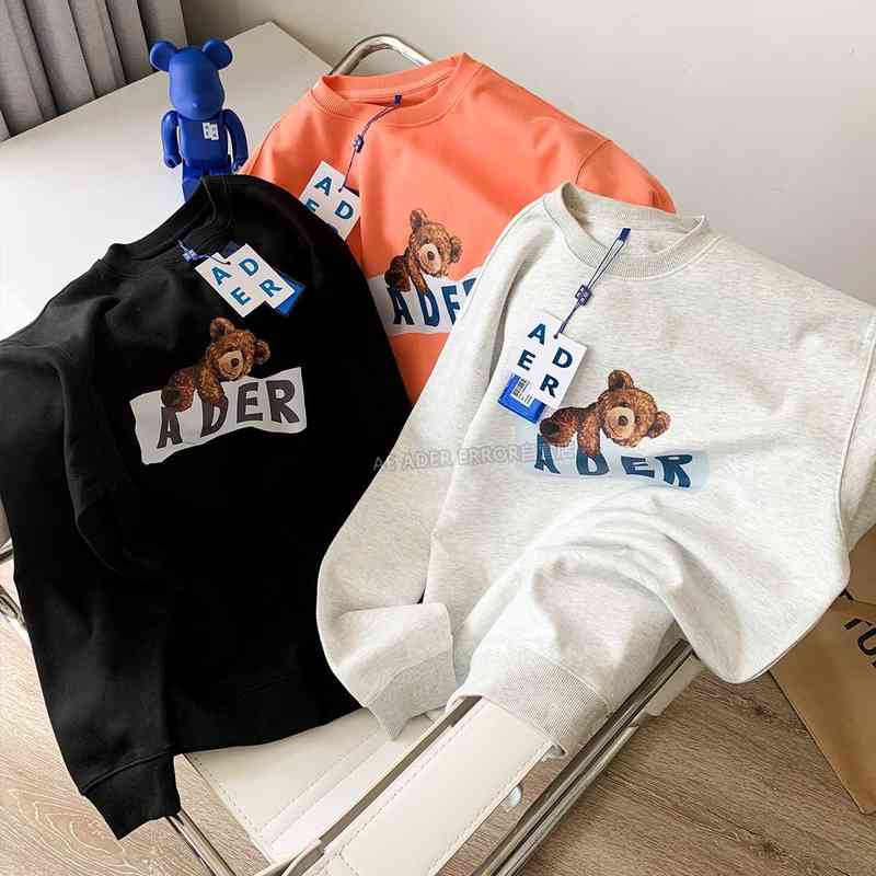 Heren Hoodies Sweatshirts 2021 Spring en herfst nieuwe mannen en vrouwen koppelen trui vrouwen extra grote papa beer afdruk ronde nek losse heren hoodie t220901