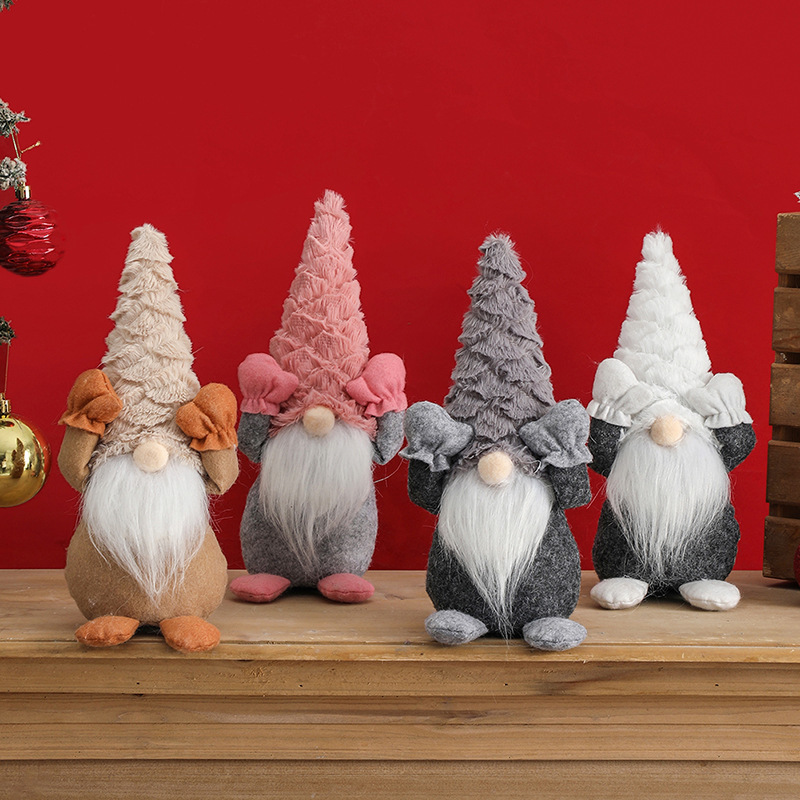 Décorations de Noël Premium Gnome Noël Poupée sans visage Joyeux Noël Décoration pour la maison Ornement de Noël Noël Navidad Natal Année 220901