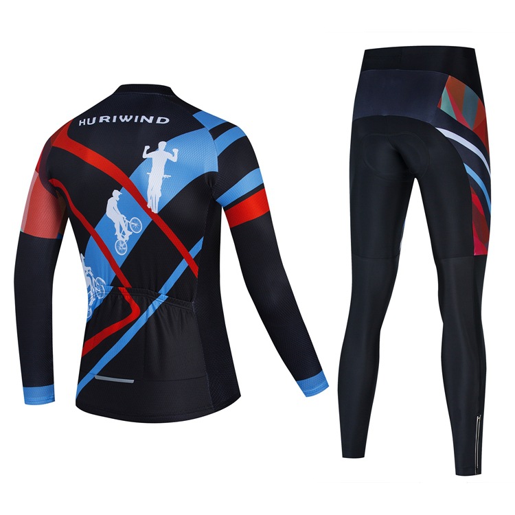 2024 Pros Herren Winter Radfahren Jersey Set Long Sleeve Mountain Bike Cycling Clothing Atmungsfreie MTB -Fahrradkleidung tragen Anzug M10