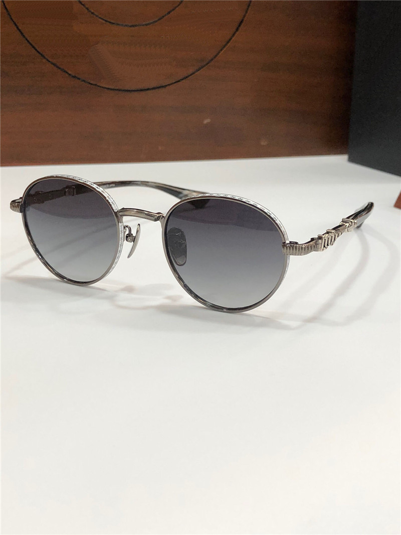 Nieuwe fashion design retro zonnebril 8073 prachtige ronde metalen frame populaire en veelzijdige stijl outdoor uv400 beschermingsbril topkwaliteit