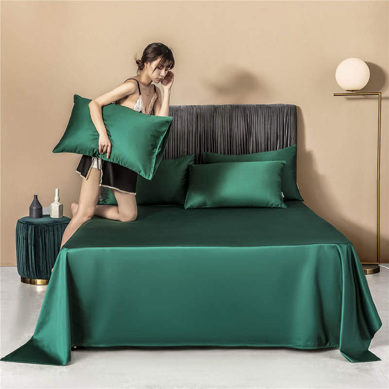 Bedding sets Svetanya Nordic Dark Green 100% Egyptian Cotton Bedlinens Ru Europe Queen King Family Size Set Fitted Sheet Duvet Cover Bedding 220901