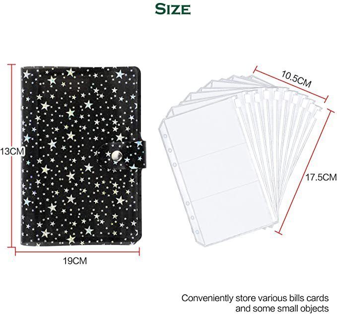 Notepads A6 Binder Porte Budget Planner Cash Envelope Budget Classeur Pockets Cash Wallet voor budgettering Notebooks 220902