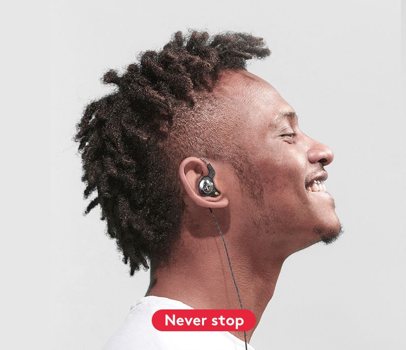 Écouteurs sport casque d'écoute pour téléphone portable écouteurs sport pour Samsung et Android tous les smartphones usb 3.5mm transparent bleu rouge