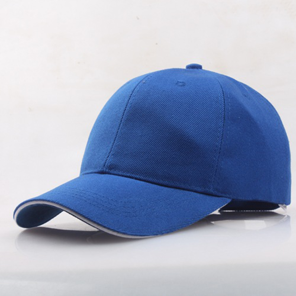 Top Caps Unisex Pamuk Beyzbol Saf Renkli Hafif Şapka Erkekler ve Kadınlar Güneş Sporları