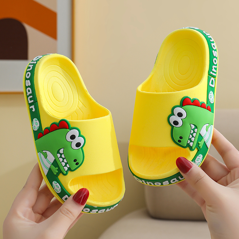 Pantoufles Mignon Été Enfants Pantoufles Dinosaure Enfants Bébé Maison Pantoufles Imperméable Respirant Antidérapant Garçons Filles Chaussure De Plage 220902