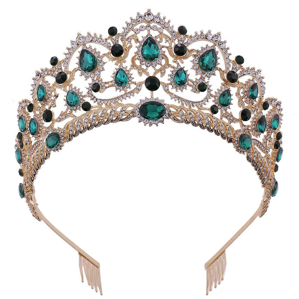 Nakrycia głowy Goddess Art Retro Hair Akcesoria Bridal Wedding Wedding Suknia ślubna Tiara