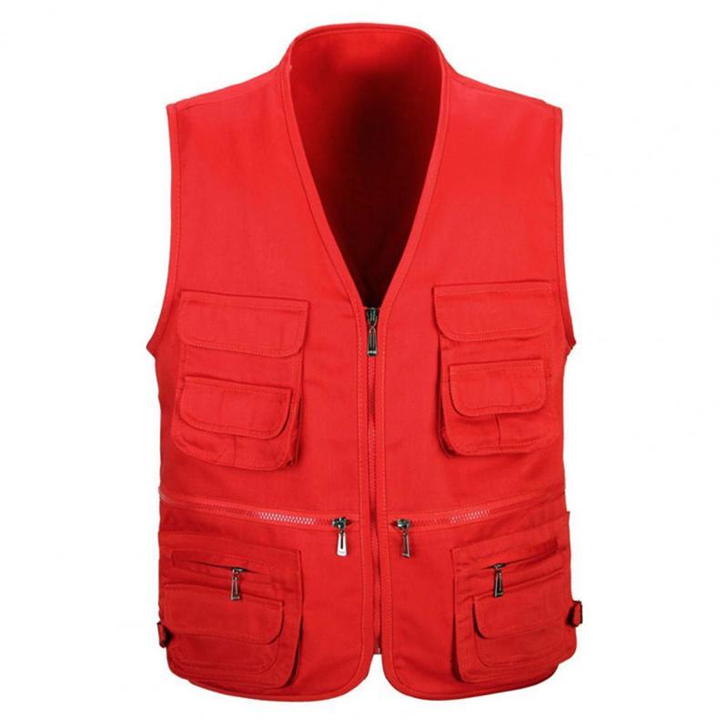 Hommes Gilets Homme Casual Été Sans Manches Travail Hommes Classique Multi Poche Pograph Gilet Tactique Masculino Veste Globale 220902