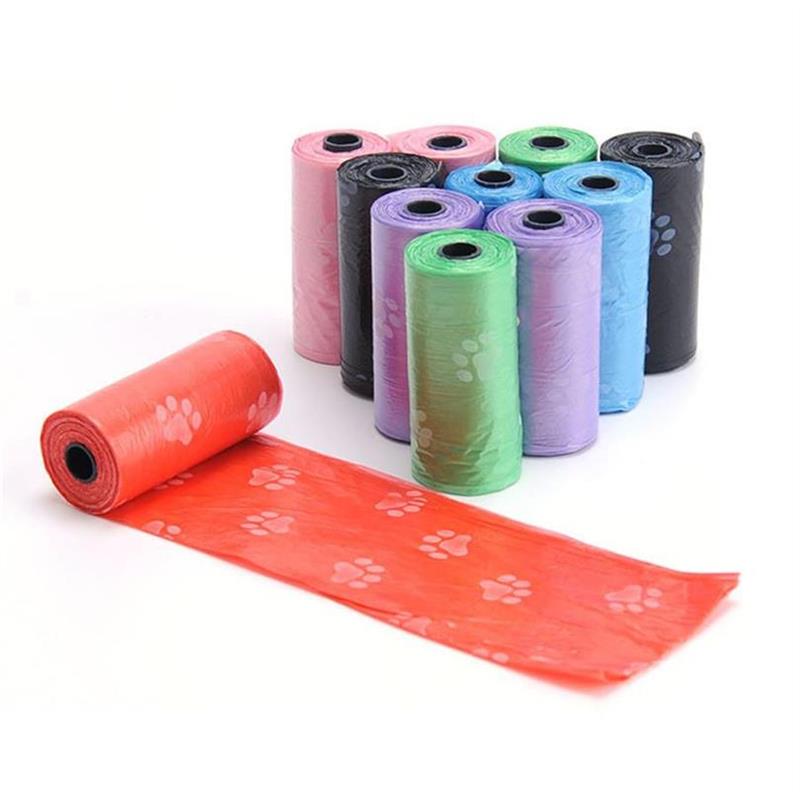 /roll Degradable Pet Waste Poop Bags Dog Cat Clean Up Refill Garbage Bags Outdoor Home Clean Refill Garbage Bag
