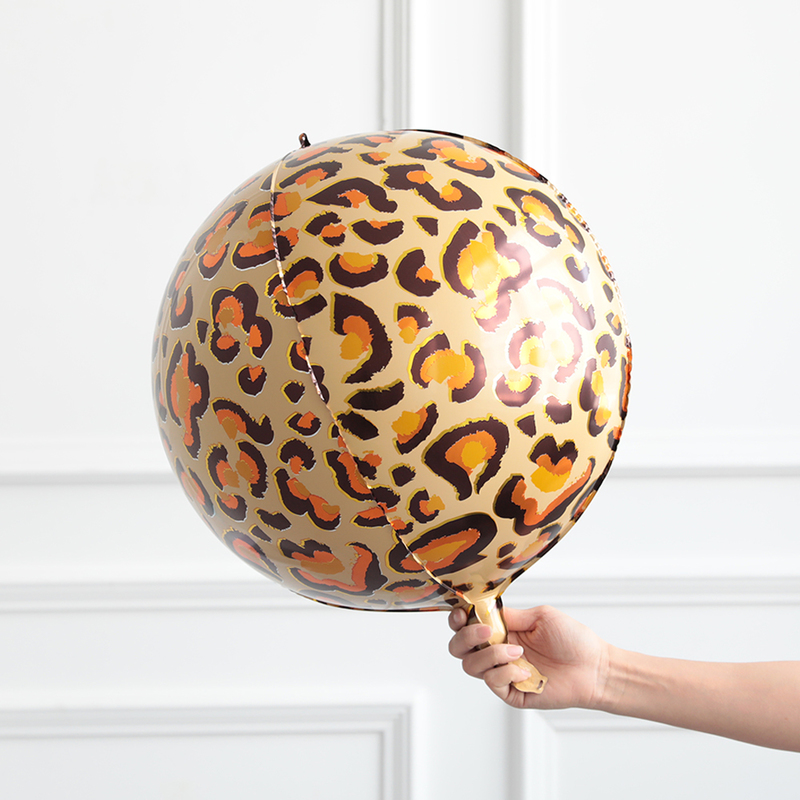 Diğer Etkinlik Partisi Malzemeleri 4D Jungle Hayvan Folyo Balonları Çocuk Safari Parti Dekorasyonları Tiger Zebra Leopard Helyum Globos Erkekler Doğum Günü Partisi Decors 220901