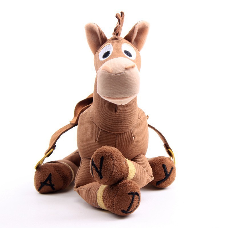 Poupées en peluche 25 cm histoire de dessin animé animaux en peluche Bullseye mignon petit cheval modèle poupée anniversaire fille bébé enfants cadeau pour enfants jouets en peluche 220902