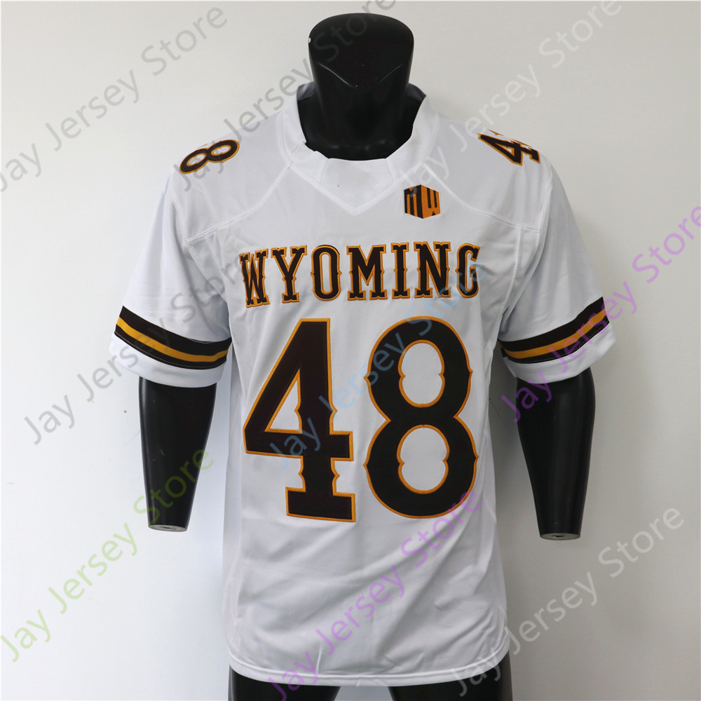 Wyoming Football Jersey NCAA College Josh Allen Andrew Peasley Titus Swen Joshua Cobbs Gibbs Godbout Joey Braasch Xazavian Valladay Bertagnole