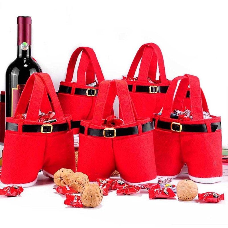 Другие мероприятия поставляют творческие брюки Санта -Панки Сумка Симпатичные сумки чулки для мешков наполнителя для чулки рождественские подарки рождественские украшения свадебная сумка конфеты 220901
