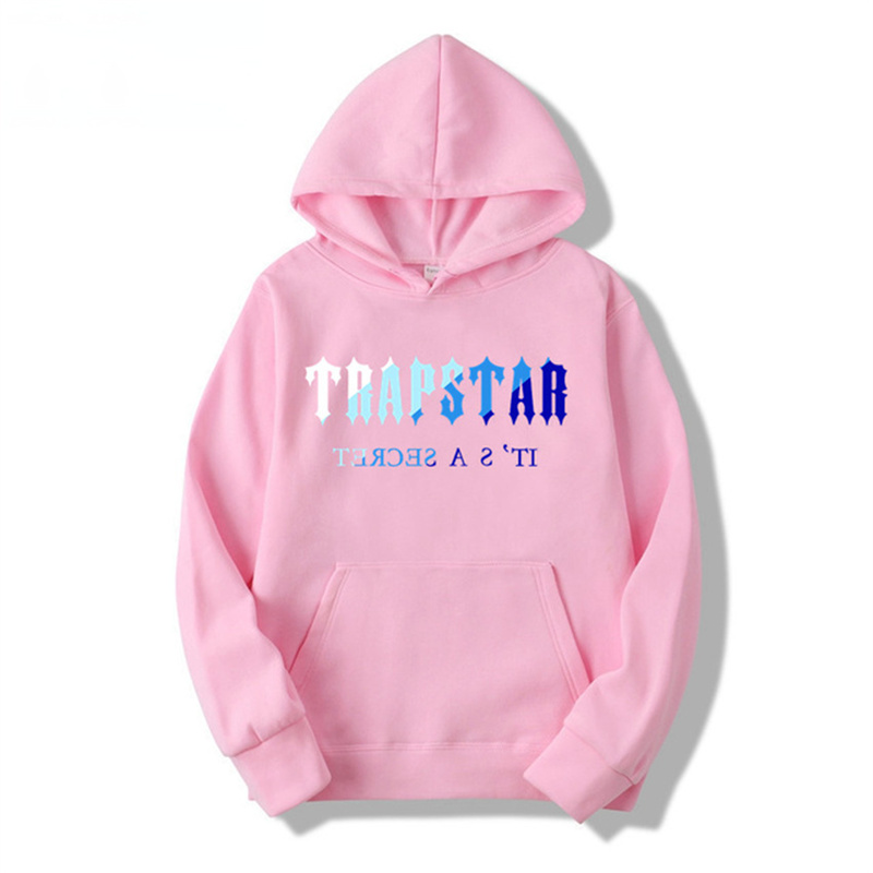 Damen Hoodies Sweatshirts TRAPSTAR Marke Paar Pullover Herbst und Winter Fleece warm mädchenhaft lässig Mode Damenbekleidung 220902