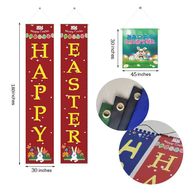 Altri articoli feste di eventi Decorazione della porta di Pasqua Carota Coniglio Uovo colorato Banner Decor Home Hanging Giorno di Pasqua Ornamento Regalo di benvenuto alla primavera 220901