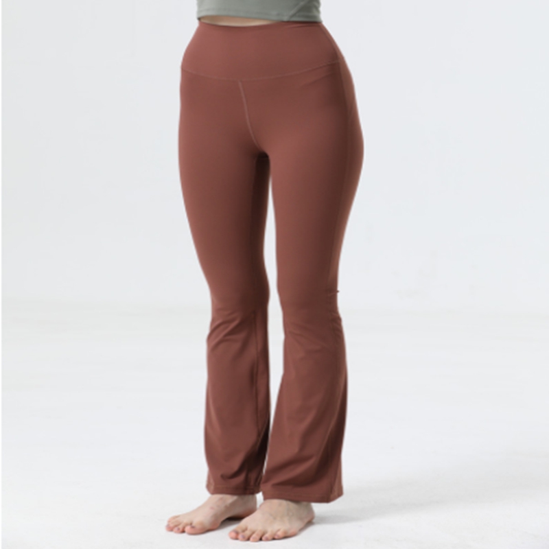 Женские расклешенные брюки для тренировок Женские брюки для йоги Супер эластичные расклешенные брюки с высокой талией Леггинсы Тренажерный зал Бег Спортивная одежда