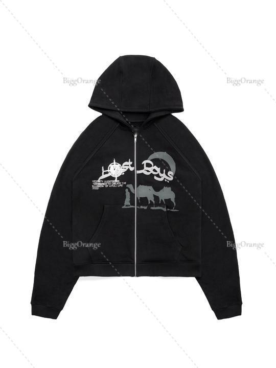 Męskie bluzy bluzy Wysokiej jakości Men Hip Hop Bluza z kapturem z kapturem Streetwear HARAJUKU PULLOVER Hoodie Winter Autumn Hoodie Casual Zipup Jacket 220902