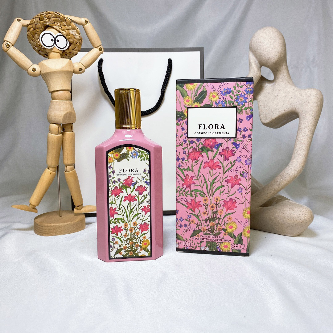 Flora underbar magnolia parfym för kvinnor jasmine 100 ml gardenia parfum doft långvarig lukt lady flicka kvinna parfymer blommig blomma doft spray köln