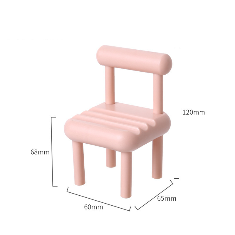 Detachable Chair Cell Phone Holders Desktop Decoration Bracket Lazy Mobile Phone Plastic Mounts Universal for iphone samsung