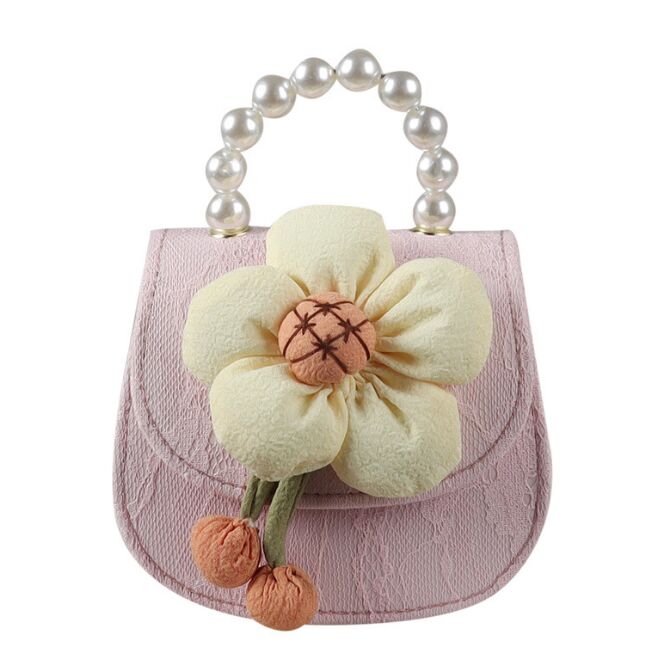 Niñas princesa cadena bolso moda niños encaje flor bolsas mini monedero buena venta