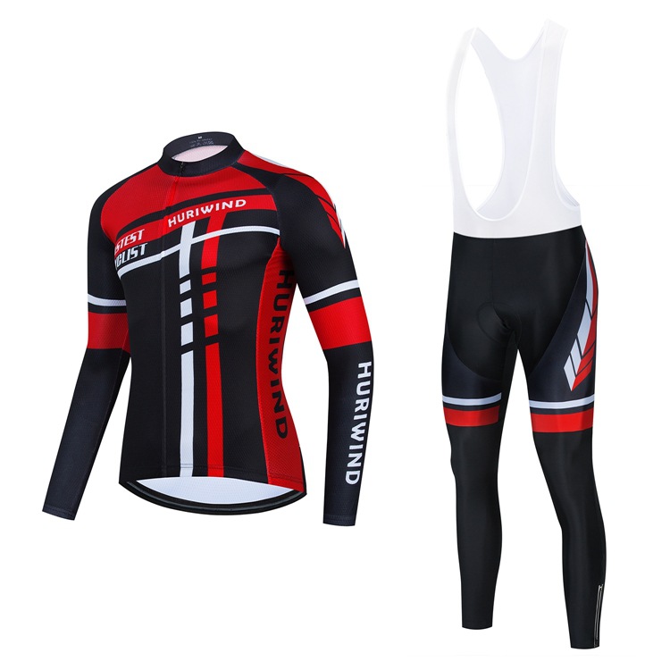 2024 Pro Mens Winter Cycling Jersey Set Long Sleeve Mountain Bike Cycling Clothing Breattable Mtb Bicycle Clothes Wear Suit M9