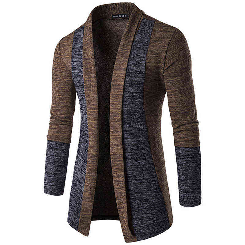 Herenpakken blazers nieuwste mannen vest casual elastische gebreide trui jas tops outfit trui jogger mannen lange mouw zakelijke casual jassen l220902