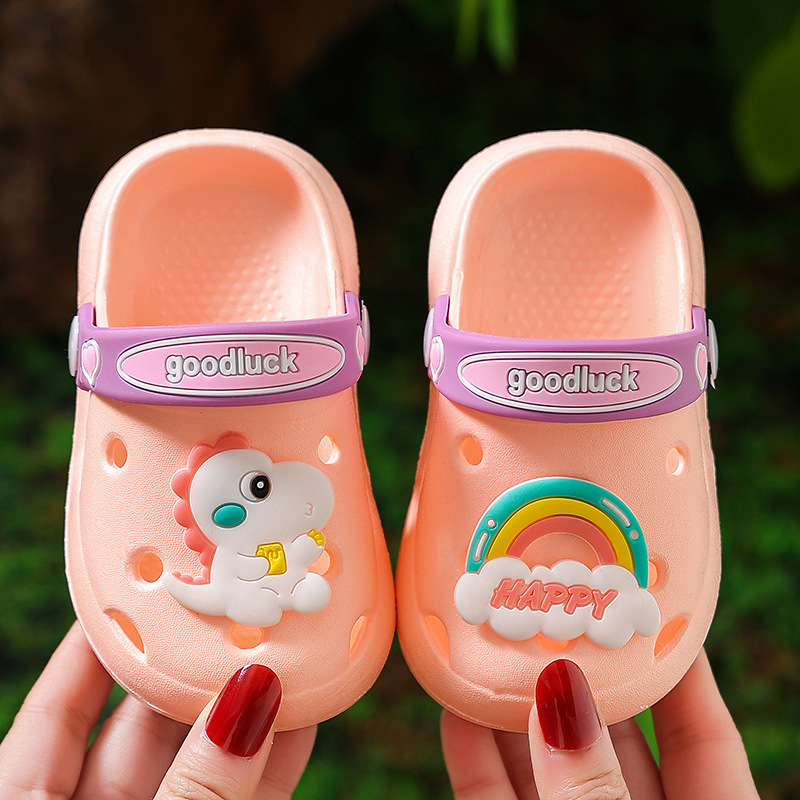 Slipper baby sandaler för pojkar flickor tecknade barn skor sommar småbarn flip flops barn hem tofflor strand simning tofflor csh1029 220902