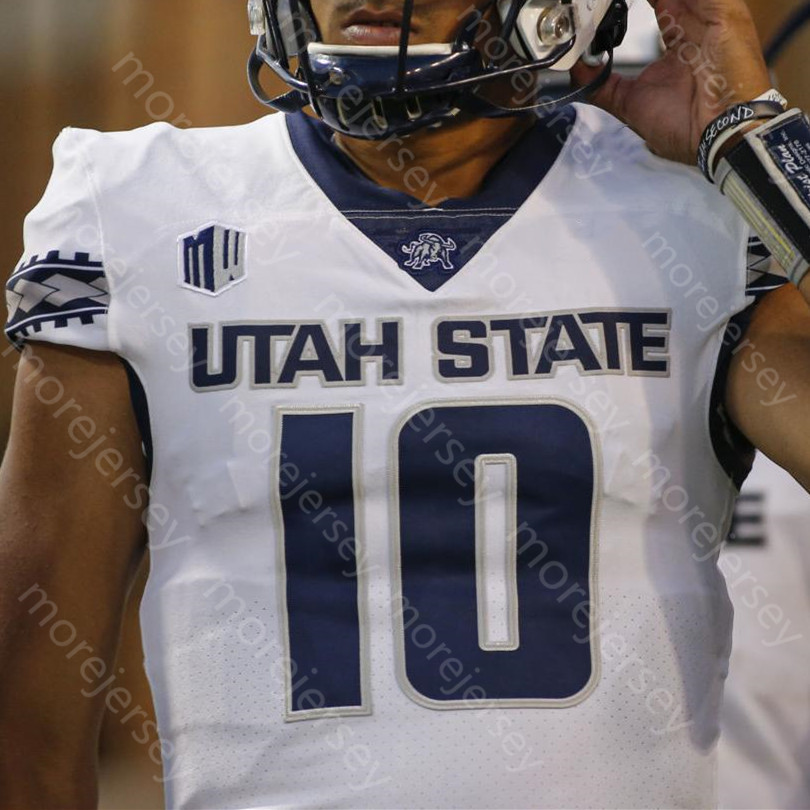 Utah State Aggies Football Jersey NCAA College Love Logan Bonner Tyler Jr. Robert Briggs Reynolds Brian Cobbs Van Leeuwen McGriff Tafisi Ajani Carter Larsen