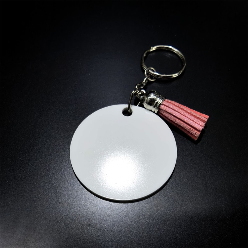 Sublimation Blank Keychains Party Favor Wood Thermal Transfer Keychain Pendant Decorative Label for DIY Party Supplies 903